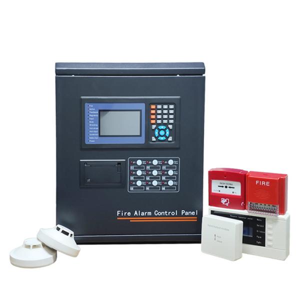 User Friendly Addressable Fire Alarm System with Easy Configuration, Rapid Fault Identification, and Automatic Fire Suppression
