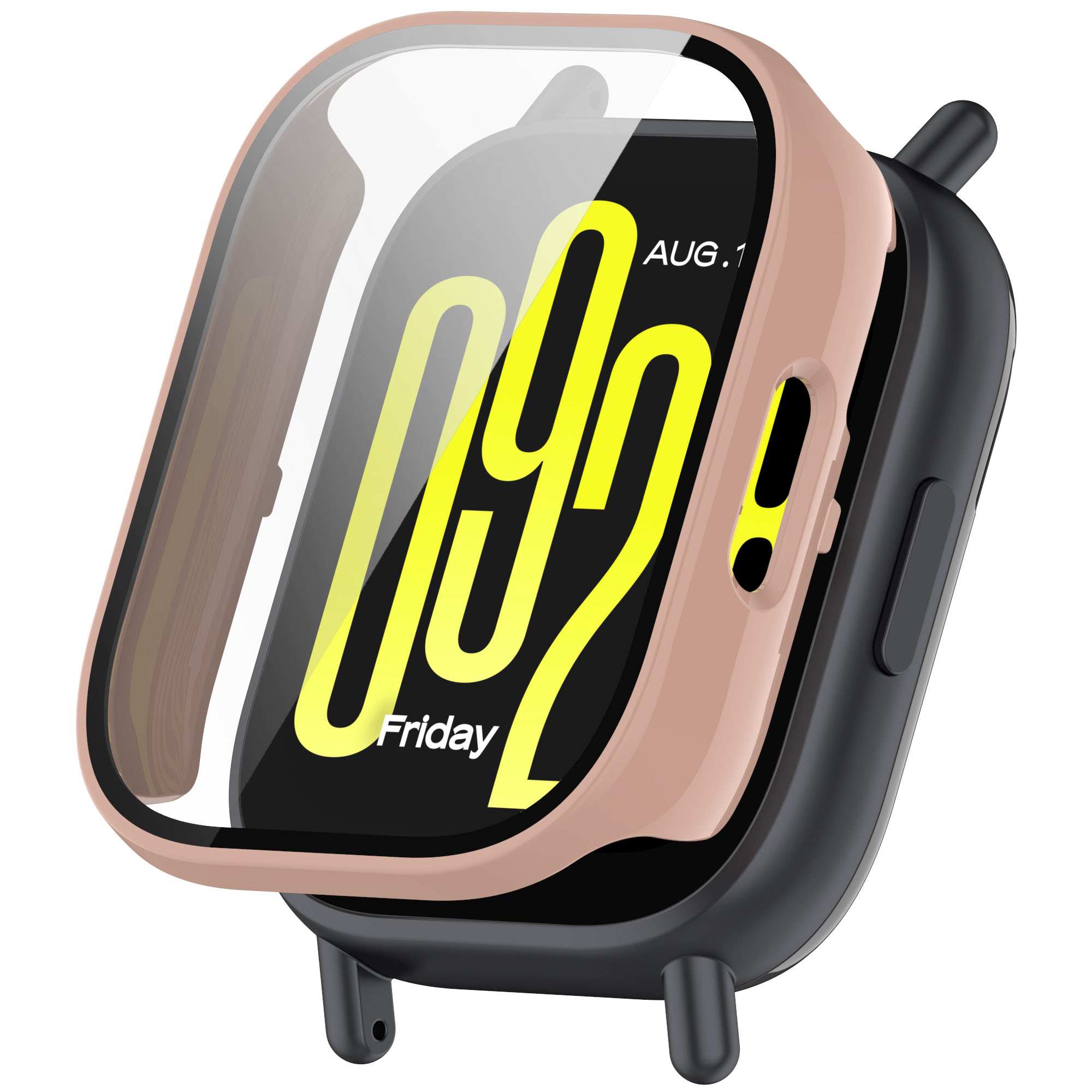 Eraysun for Redmi Watch 5 Lite Case Film All-In-One Case Screen Protection Watch Case