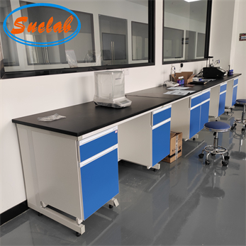 Самый лучший качественный дизайн мебели лаборатории Суда лаборатории OEM голубой серый белый химический устойчивый