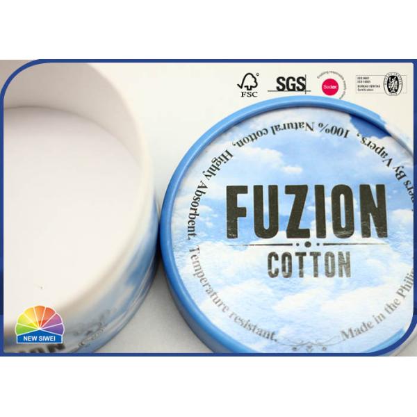 Лоснистая красочная напечатанная косметическая трубка упаковывая круглую подарочную коробку