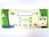 Conmutador de teclado de membrana de superficie de cuatro colores con iluminación LED