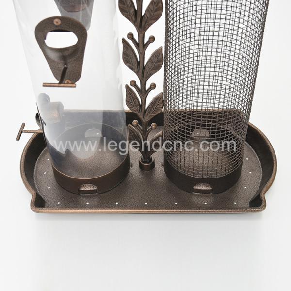 Anodizing Surface Treatment Metal Hummingbird Feeder , Eco Friendly Bird Feeders