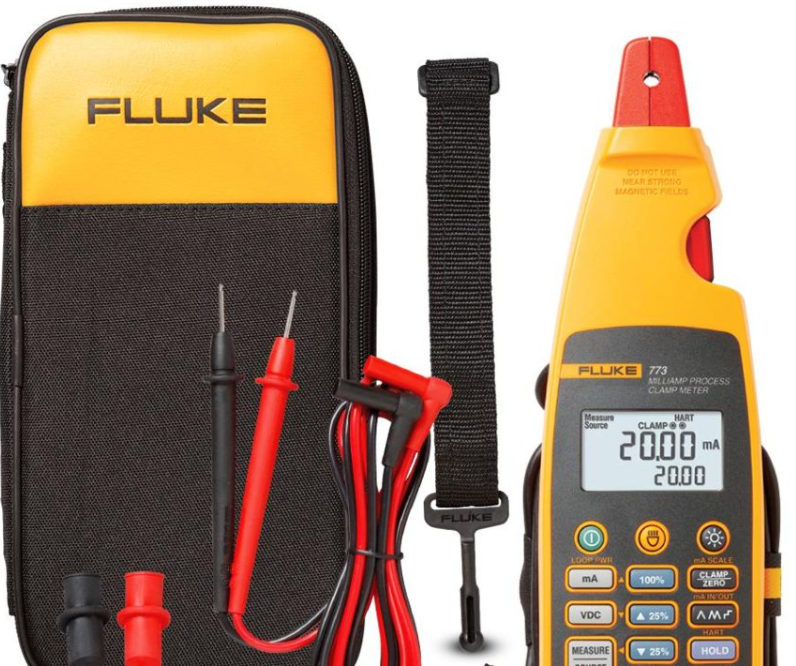 Fluke 773 Milliamp Process Clamp Meter for 4 to 20 mA Signals Without Breaking the Loop and Highly Portable