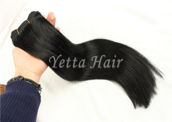 Weave reto elegante do cabelo de Remy, cabelo brasileiro do Virgin real nenhum odor hediondo