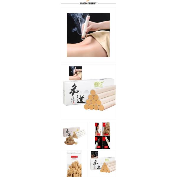 Effective Traditional Chinese Warm Moxibustion Stick for Health and Wellness Benefits