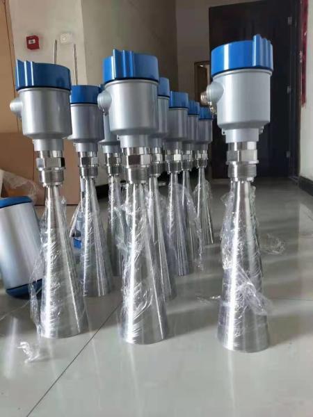 Process Pressure -0.1-0.5Mpa 26G High Frequency Radar Level Gauge Transmitter for Solid Particles