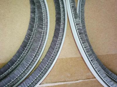 escovas flexíveis baseadas plásticas da tira do canal do metal do silicone de 4mm