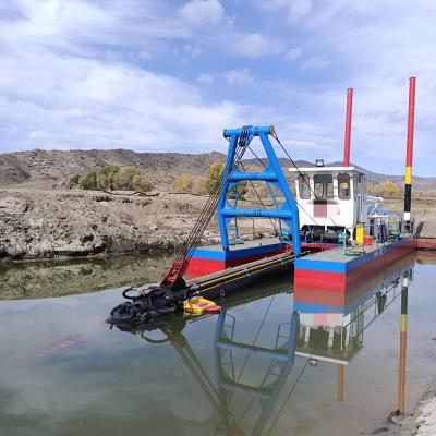 19 Tons Small River Dredging Vessel 250kw Motor Power With Capacity 100 M³/H
