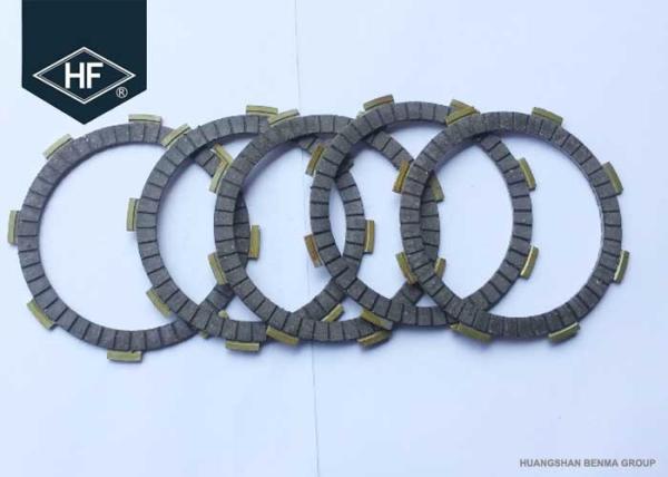 WY125 125cc CG125 Spare Parts Clutch Friction Discs 5 Pcs High Efficient 