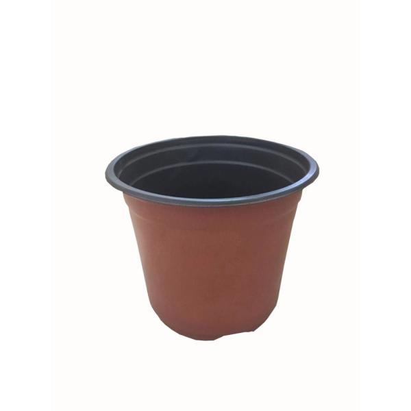 various Greenhouse using plastic flower nursery pots double color flower pot from small to big
