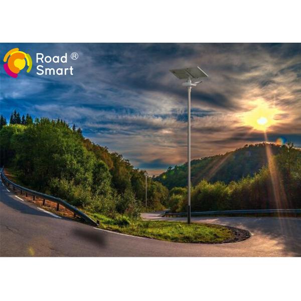 High Lumen Solar Panel Street Lamps Bridgelux Chip With 80mm Top Diameter Of Pole