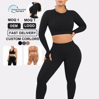Reversible Airwear Gym Wear Yoga Wear Set Clothing for Women High Waist and Slimming