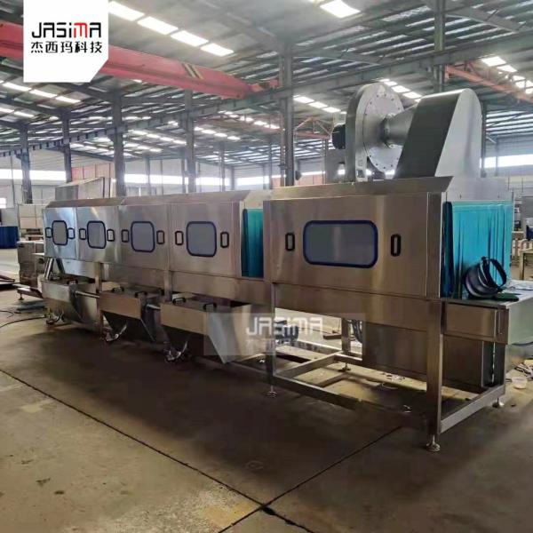 Full Automatic Industrial Pan Tray Turnover Box Plastic Pallet Basket Crate Washer Washing Machine for Sale