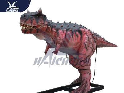 Durable Silicon Rubber Alive Handmade Dinosaur Statue For Water Park NOA