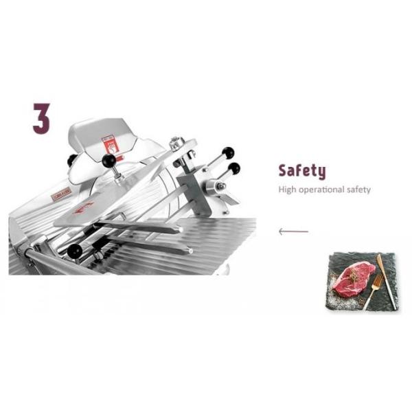 Meat Cutting 1450mm 0.75kw Food Processing Equipments