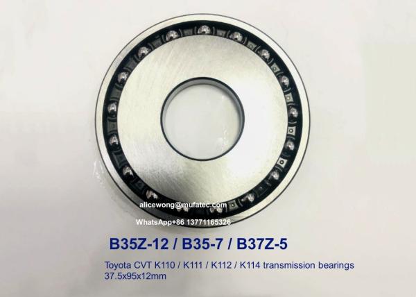 B35Z-12 B35-7 B37Z-5 Toyota CVT K110 K111 K122 K114 pulley bearings 37.5x95x12mm