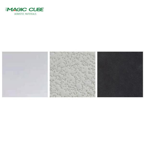 Eco Friendly Fiberglass Ceiling Panel Customized Noise Cancelling Ceiling Tiles