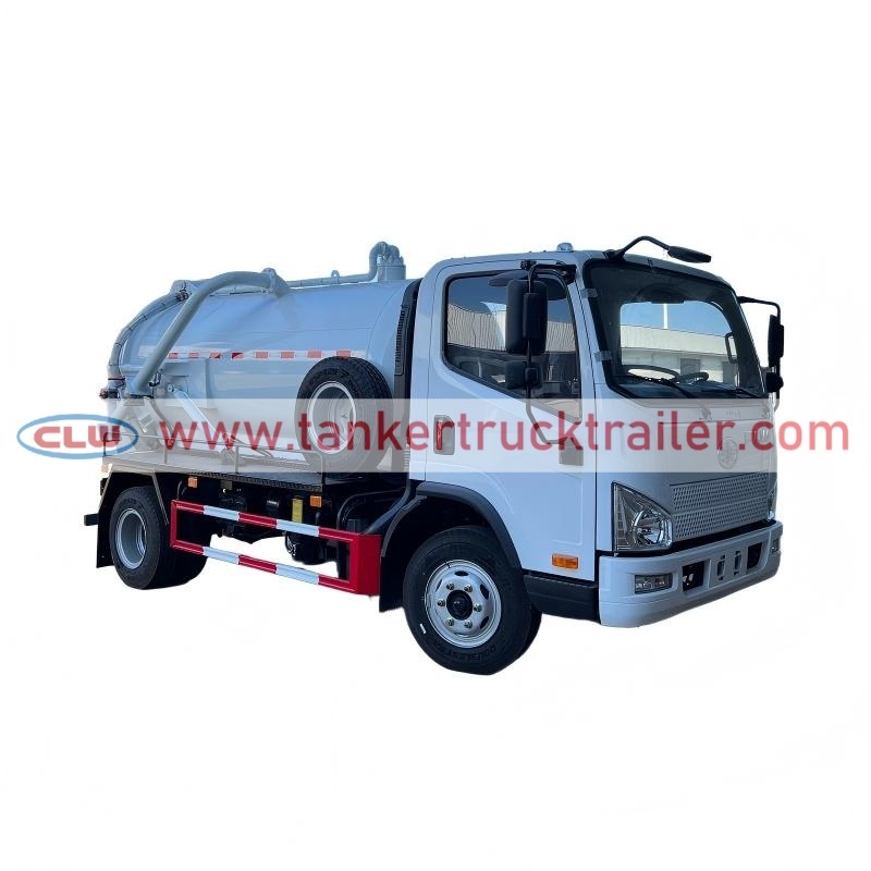 FAW 4x2 Vacuum Tanker Truck for Septic Waste and Sewage Collection