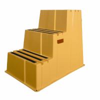 Gorilla Ladders 3-Step Plastic Step Stool Custom Color Foldable 500 Lbs Weight Capacity