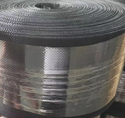 400m Length Low C Steel Epoxy Coated Wire Mesh Plain Weave For Filter Support