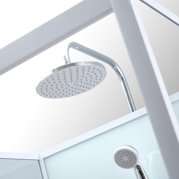 Fashion Pivot Door, Corner Shower Stalls , Square Shower Cabin with Grey acrylic tray