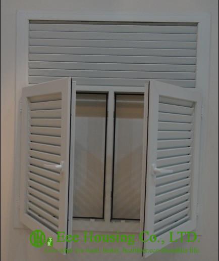UPVC Shutter Casement Windows, Fixed or Operable Louvered Casement window from China