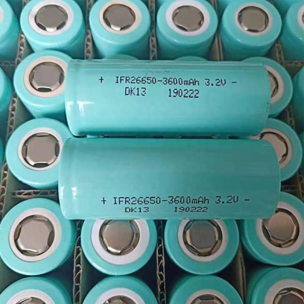 5000 pilha dos ciclos 3.2V 3400mAh 9.2Wh Li Iron Battery 26650 LiFePO4