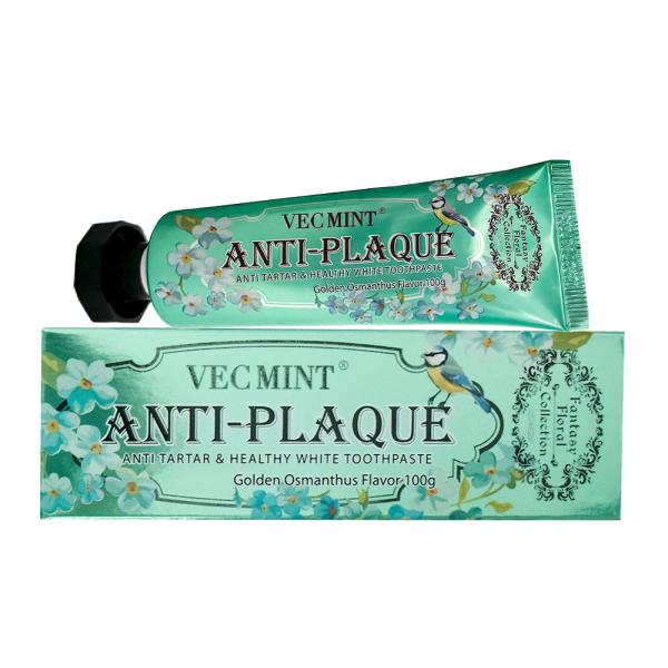 Оптовая продажа Цветочная серия Османтус и чайный аромат Отбеливание зубной пасты Устная чистка Отбеливание зубов