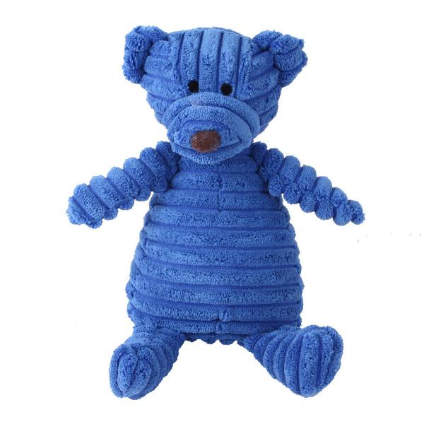 Pet Toy for Indoor Play Corduroy Dog Toys Animal Shape Plush Squeaky Chew Bite Resistant Supplies