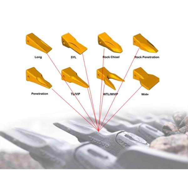 Alloy Steel Mini Excavator Frost Tooth Excavator Bucket Teeth