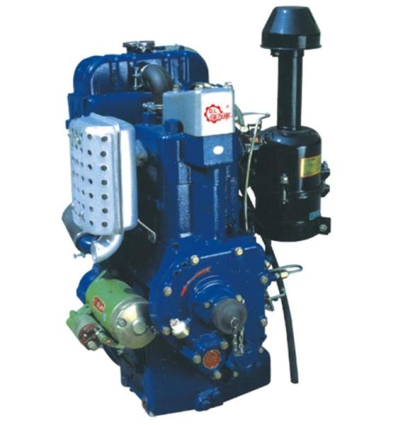 Vertical 14HP Diesel Engine Farm Tractor Parts Hand Cranking Or Electric Start DLH190