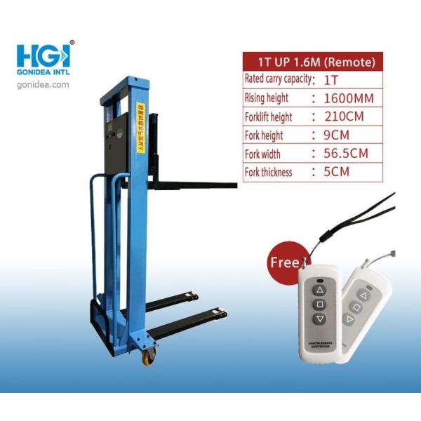 Lifting Equipment 1ton Remote Small Telescopic Poratble Forklift For Sale