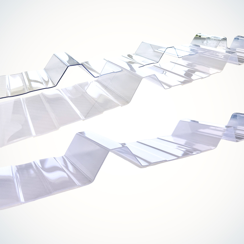 0.8mm-3mm Corrugated Polycarbonate Sheet Weather Resistant