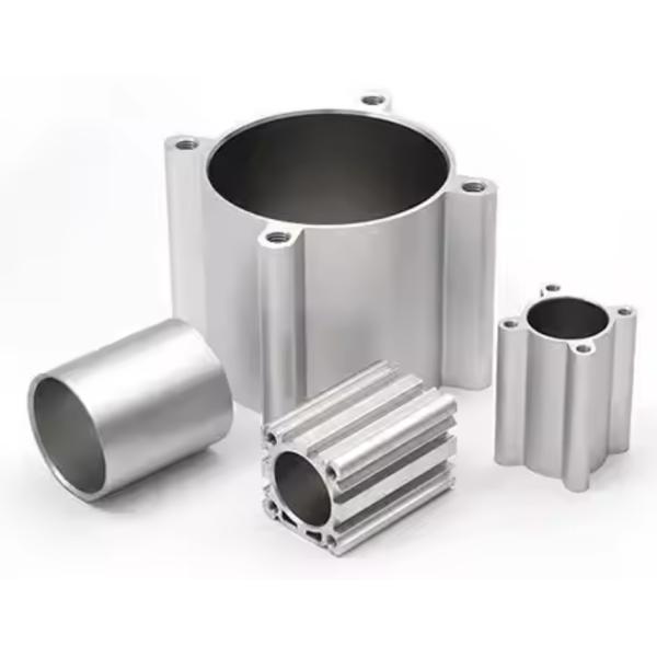 Пневматические цилиндры для круглых алюминиевых профилей с ЧПУ