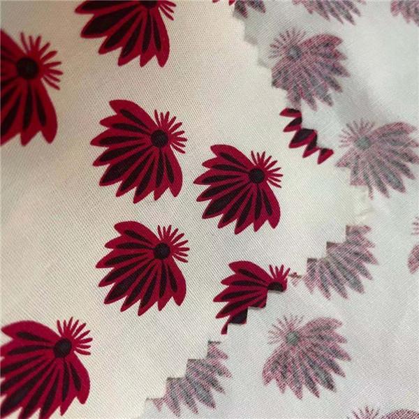 Printed polyester spandex material 50D 50D 80gsm 150cm Water Proof Breathable