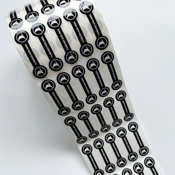 UV Resist Waterproof PVC Self Adhesive Label Split Back Printed Logo Die Cut Vinyl Sticker