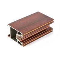 6063 T3 2.0mm Wood Finish Aluminium Profiles For Door