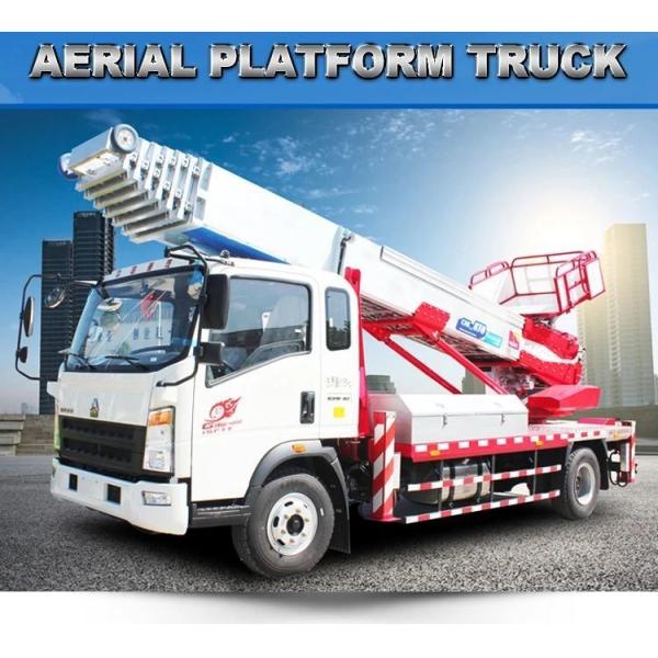 16m High Altitude Aerial Operation Lifting Platform Truck Cutoff Brake Customizable