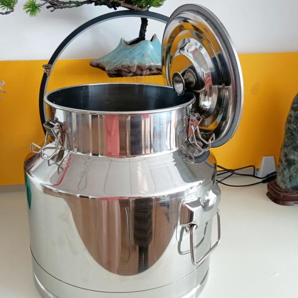 Thickened 20L Sealed Stainless Steel Milk Can Food Grade SUS304 Milk Storage