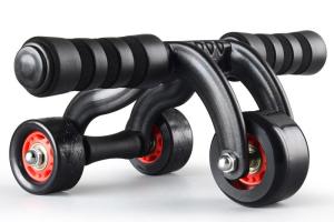 Unisex 3 Wheel Push Up Abdominal Wheel Roller For Muscle Training