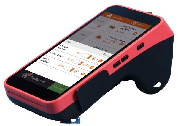 Origin Contactless Payment Android POS System with 5.5 Inch Touch Screen and Printer