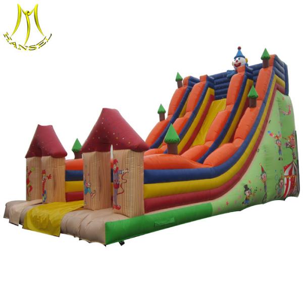 Hansel inflatable fun park equipment inflatbale water slide outdoor for sale
