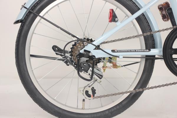 Carbon Frame 2 Wheel Folding Commuter Bicycle With Antirust Chain