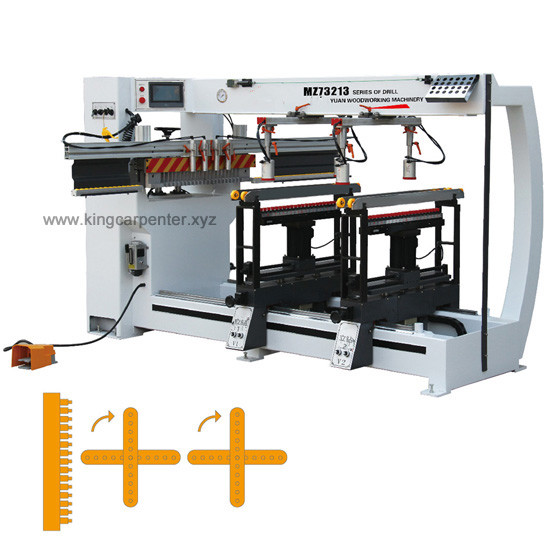 wardrobe cabinet 3 lines woodworking drilling boring machine