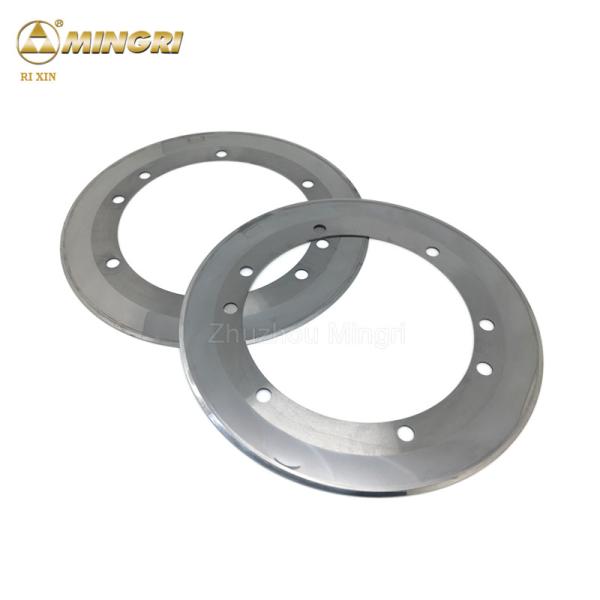 Raw Materials Circular Tungsten Carbide Blade , Tungsten Carbide Cutting Tools