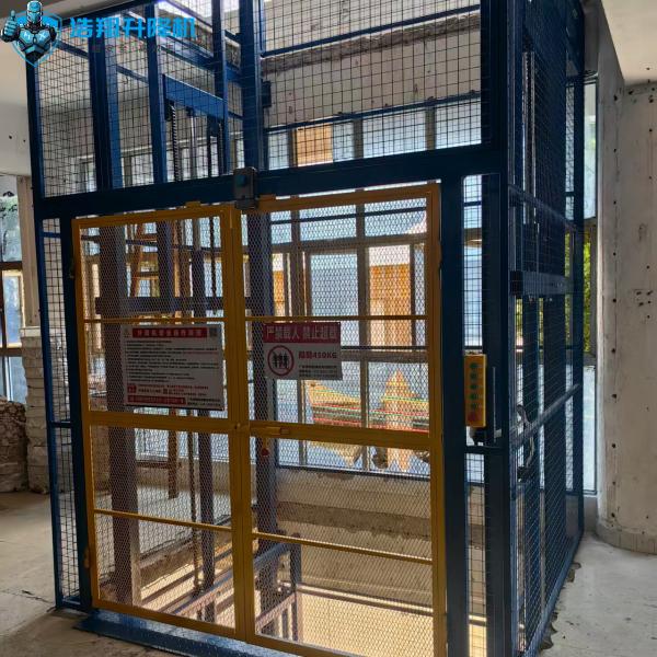 Hydraulic Goods Lift Warehouse 3tons Heavy Lift Construction Cargo Lift Table