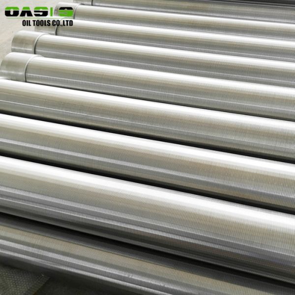 Wire Wound Slotted Casing Pipe , Vee Shaped 304 Stainless Steel Wedge Wire Filter