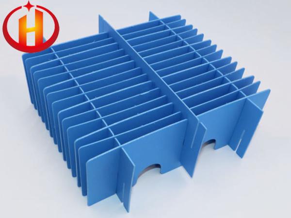Impact Resistant Blue Corrugated Plastic Dividers 12mm Thickness