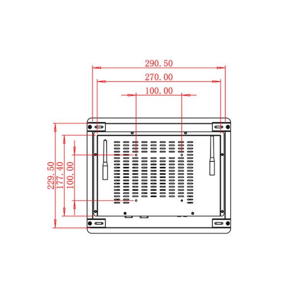 12.1-Inch Embedded Android Screen for Medical Panels and Smart Terminals