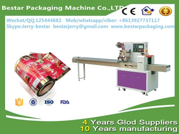 Flexible printing ice cream packaging film material in Guangdong & bestar packaging machine